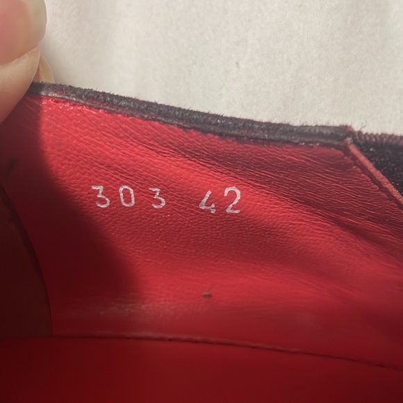 pas de rouge chaussures